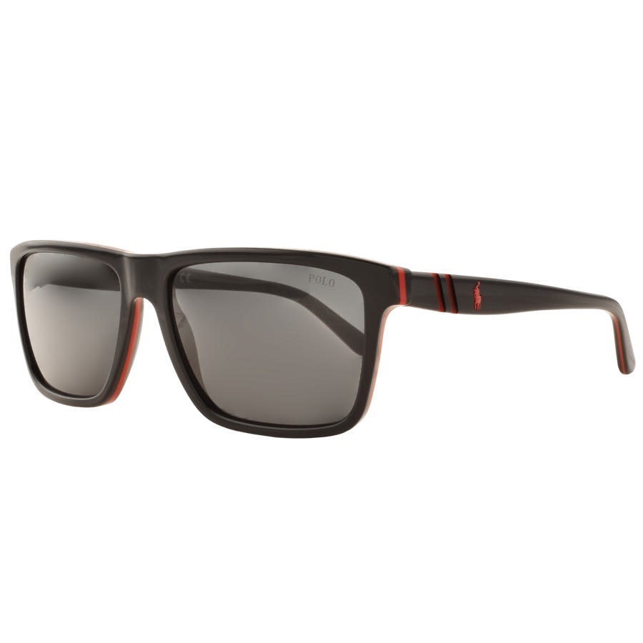 Alternative Image for ProductRalph Lauren Polo Player Sunglasses Black1